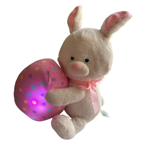 Sound N Light Musical Easter Bunny Rabbit Toy With Light-Up Egg - Picture 2 of 5